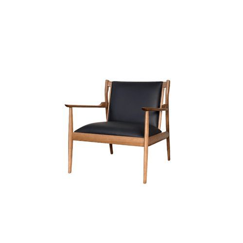 Romano Mid-Century Modern Armchair Black