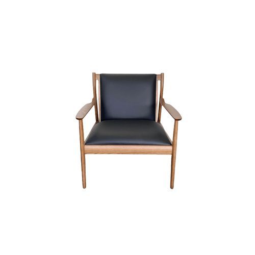 Romano Mid-Century Modern Armchair Black