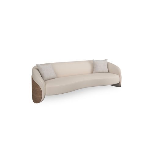 Fleur Wood Back Sofa