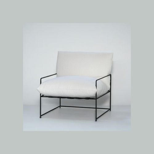 Sammy Boucle Sling Chair  | Off White