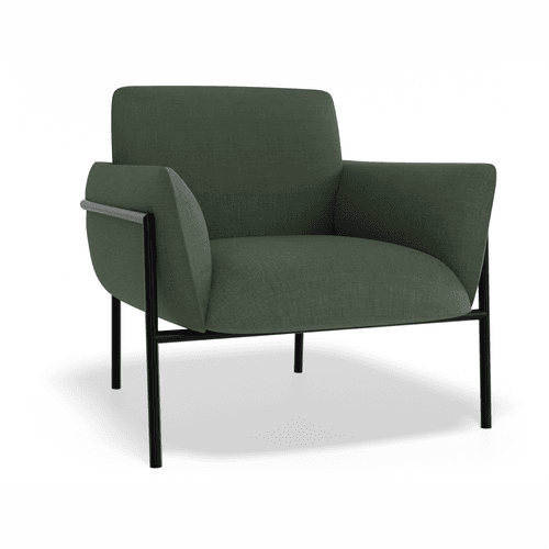 Charlie Single Seater Lounge Chair Kelp Green