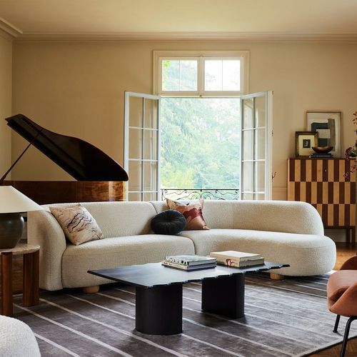 Laurent 2-Piece Wedge Chaise Modular Sofa