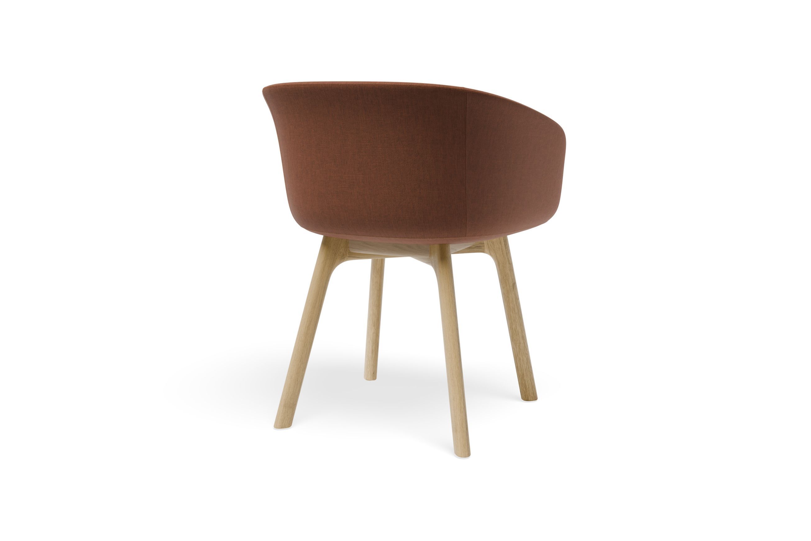 Lonsdale Armchair - Natural - Terracotta Brown