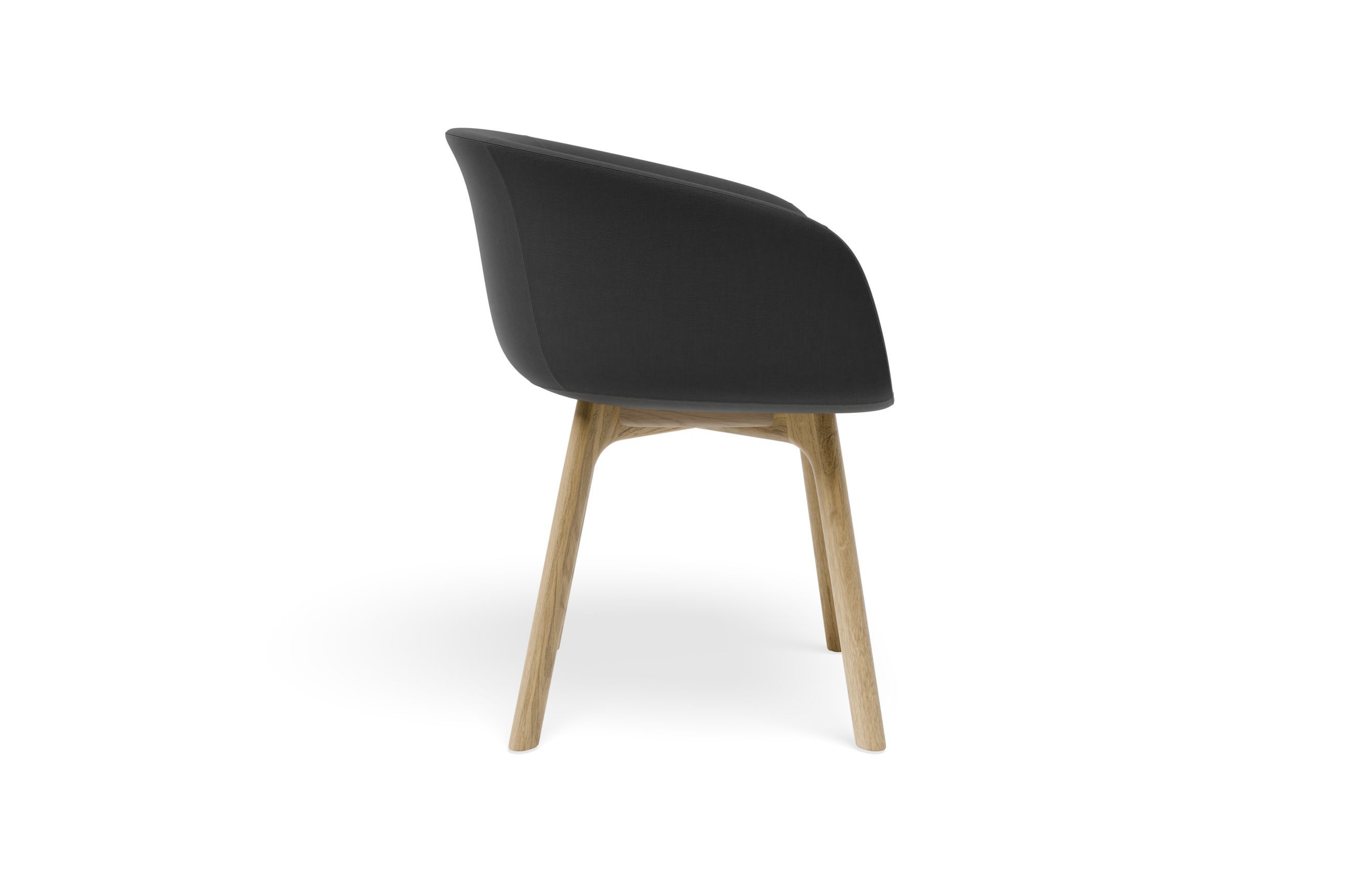 Lonsdale Armchair - Natural - Dark Grey Fabric
