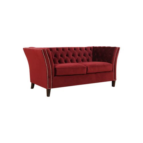 Sebastion Dark Red 2 Seat Sofa