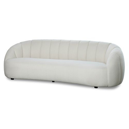 Chanelled Boucle Sofa