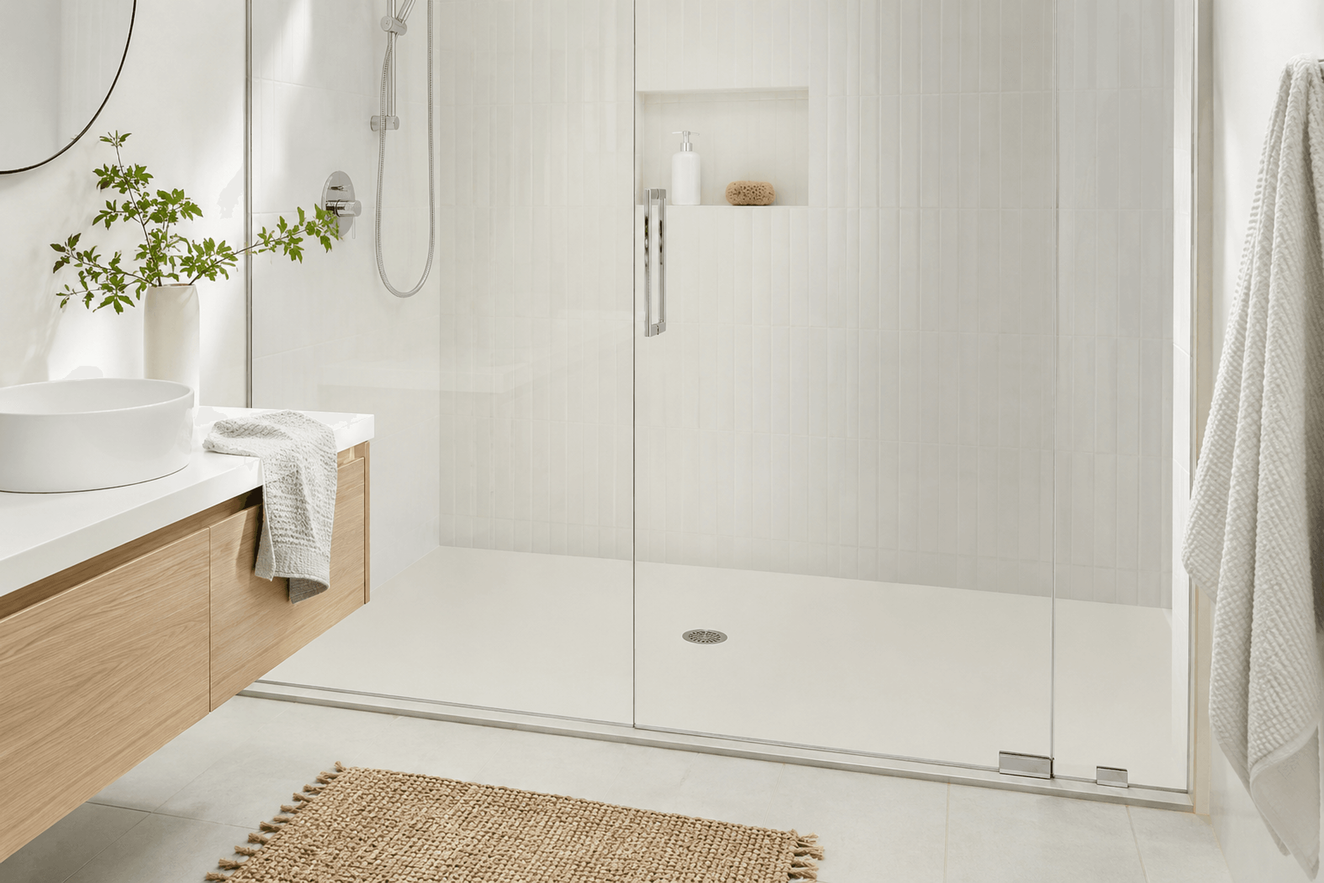 20mm Solid Surface Shower Base