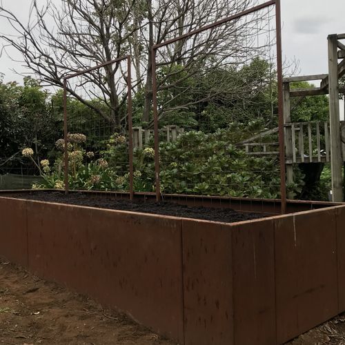 Corten Steel Modular Planter