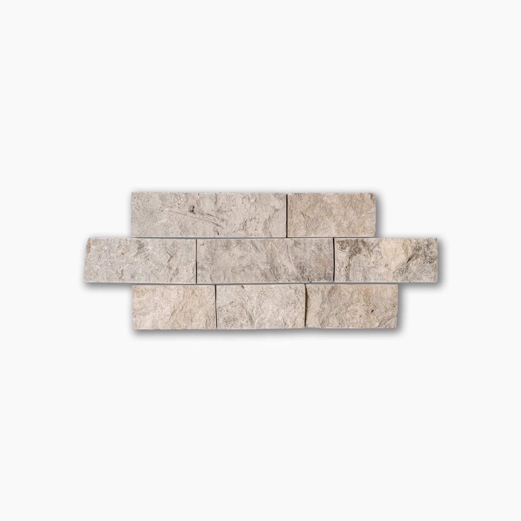 Platinum Travertine Rockface Loose Cladding