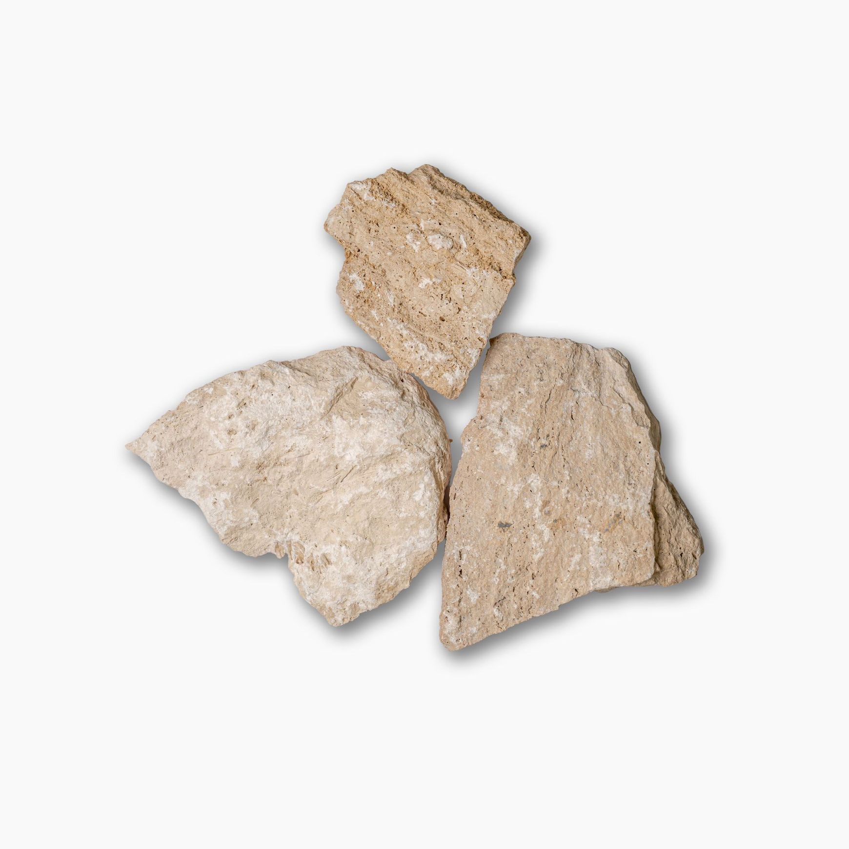 Latte Travertine Rockface Random I Cladding - Loose