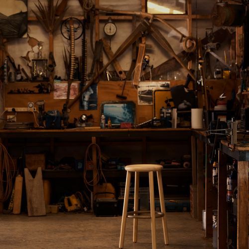Double Happy Bar Stool