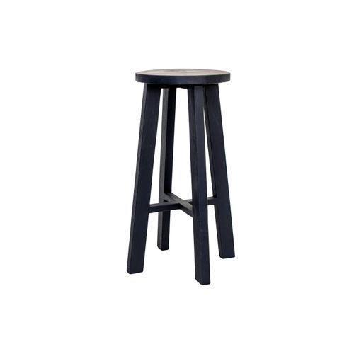 Rustico Reclaimed Tall Stool - Black