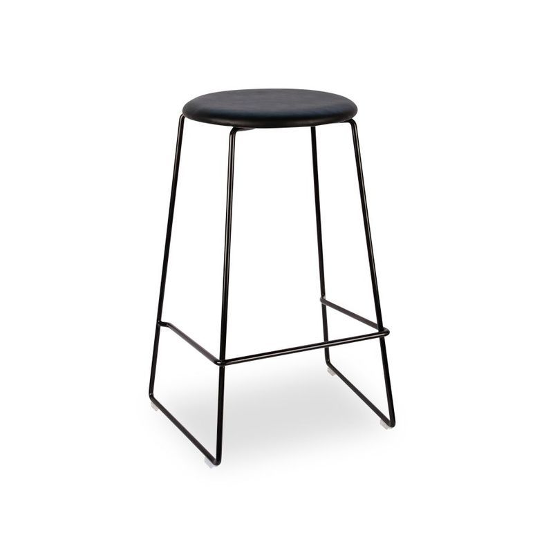 Hugo Bar Stool -  Vintage Black