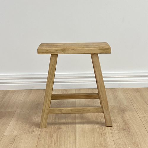 Heritage Elm Rectangle Stool