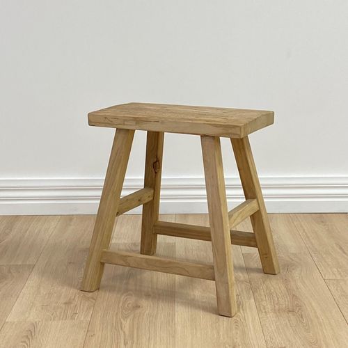 Heritage Elm Rectangle Stool
