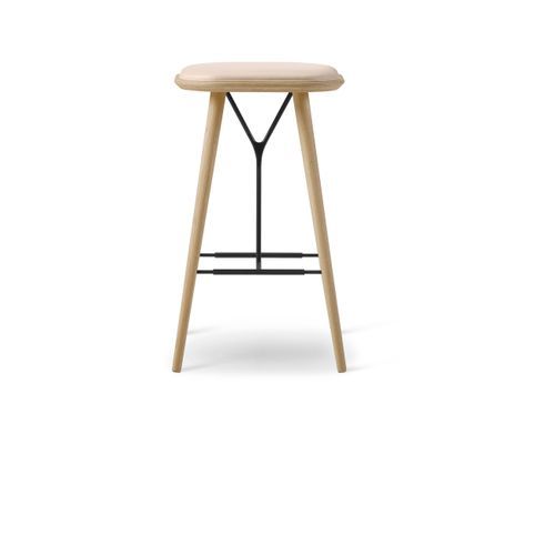 Spine Wood Stool Oak by Fredericia