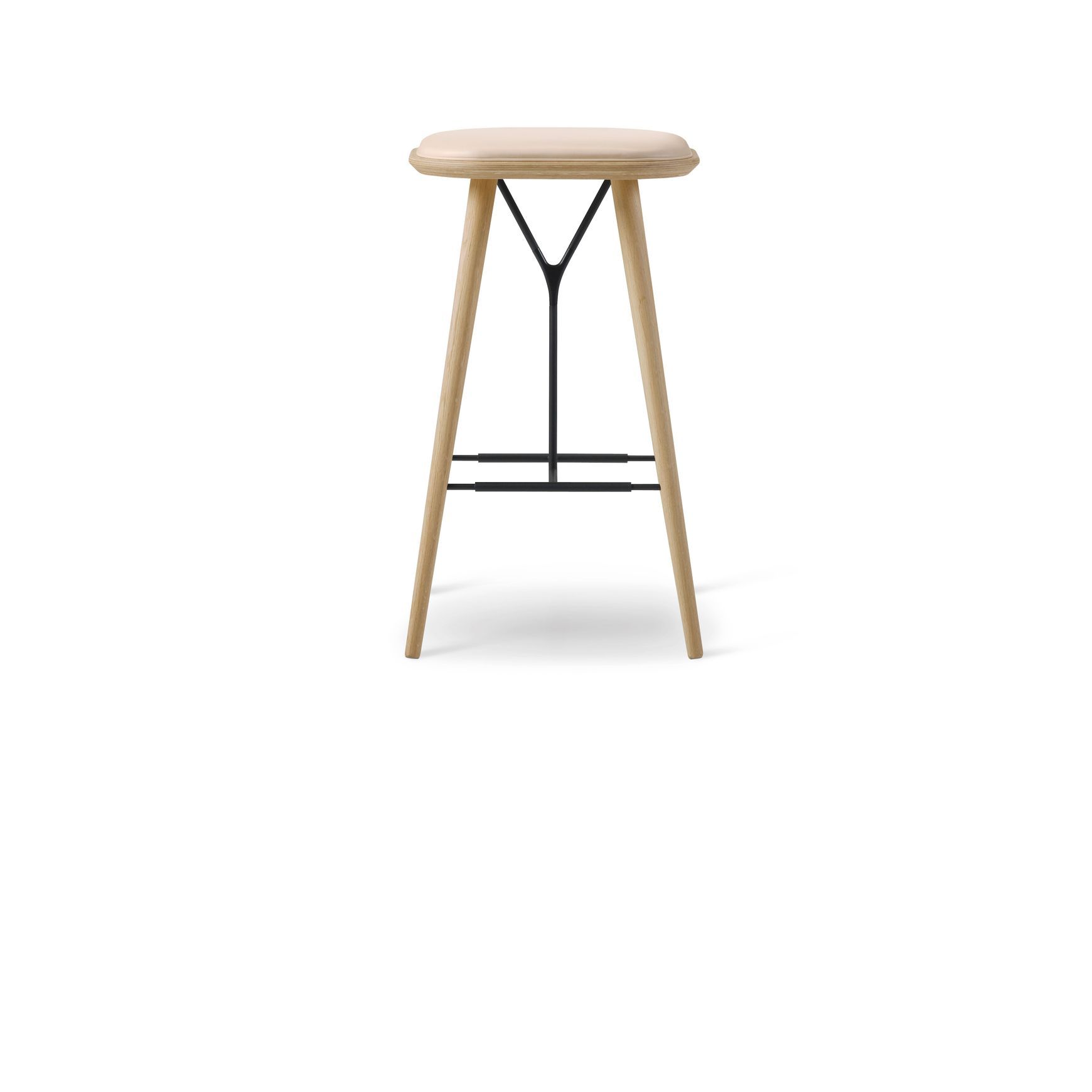 Spine Wood Stool Oak by Fredericia