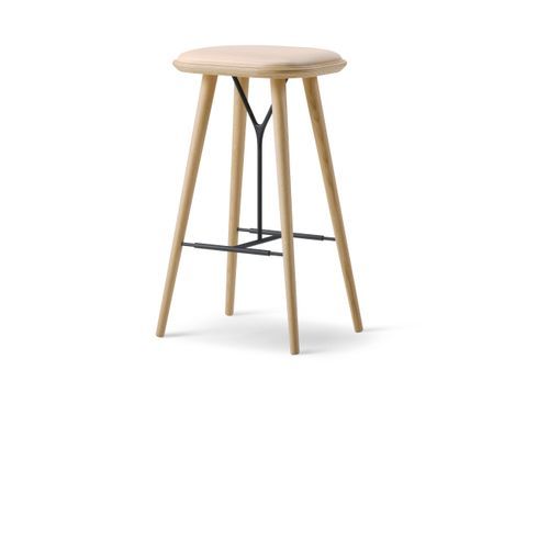 Spine Wood Stool Oak by Fredericia