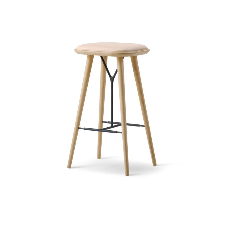 Spine Wood Stool Oak by Fredericia