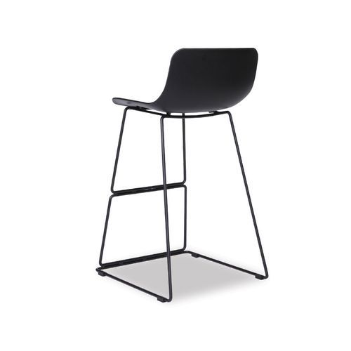 Umbria Stool -  Black Shell  - 77cm Commercial Bar Height