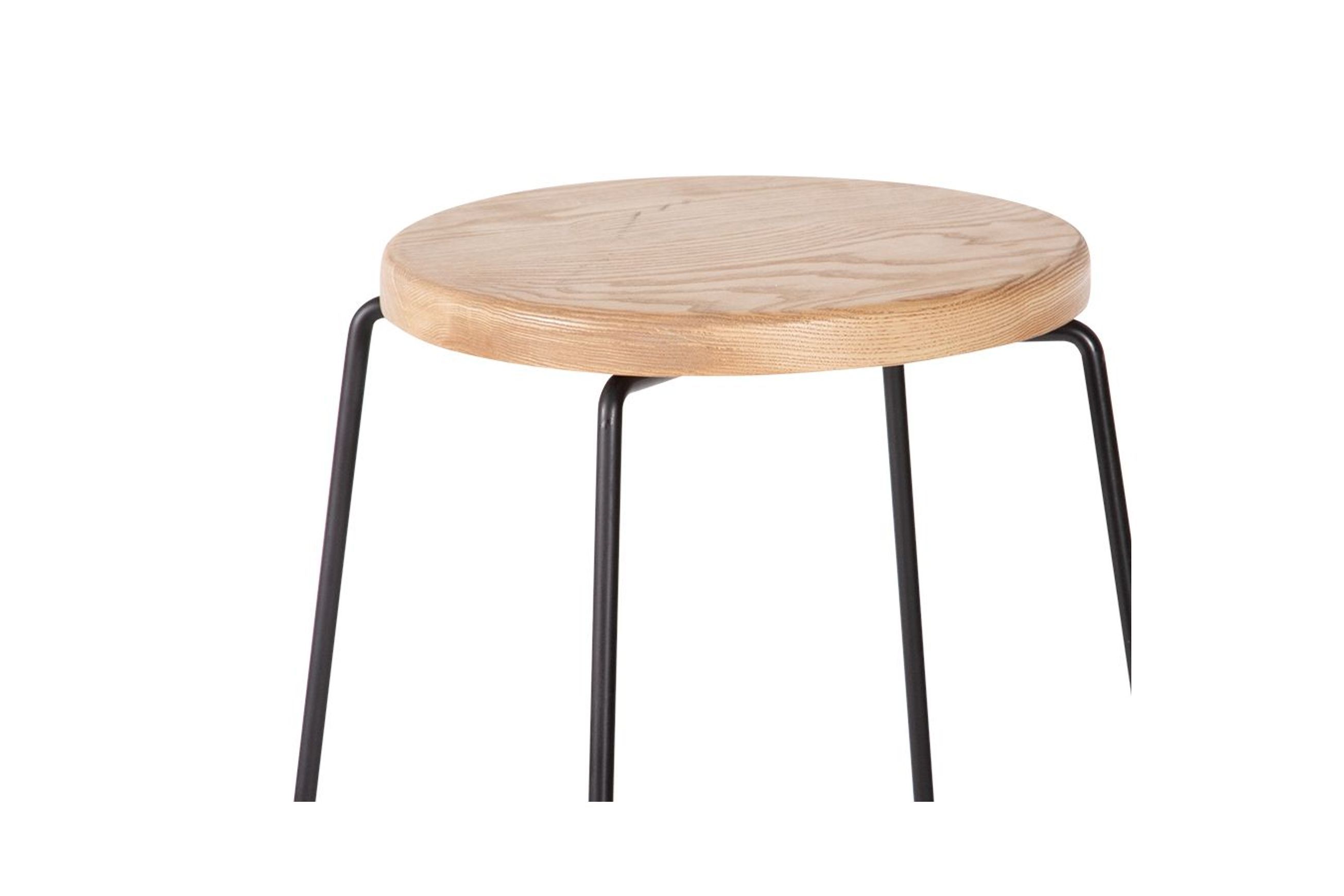 Hugo Bar Stool -  Natural Seat - 68cm Round Seat