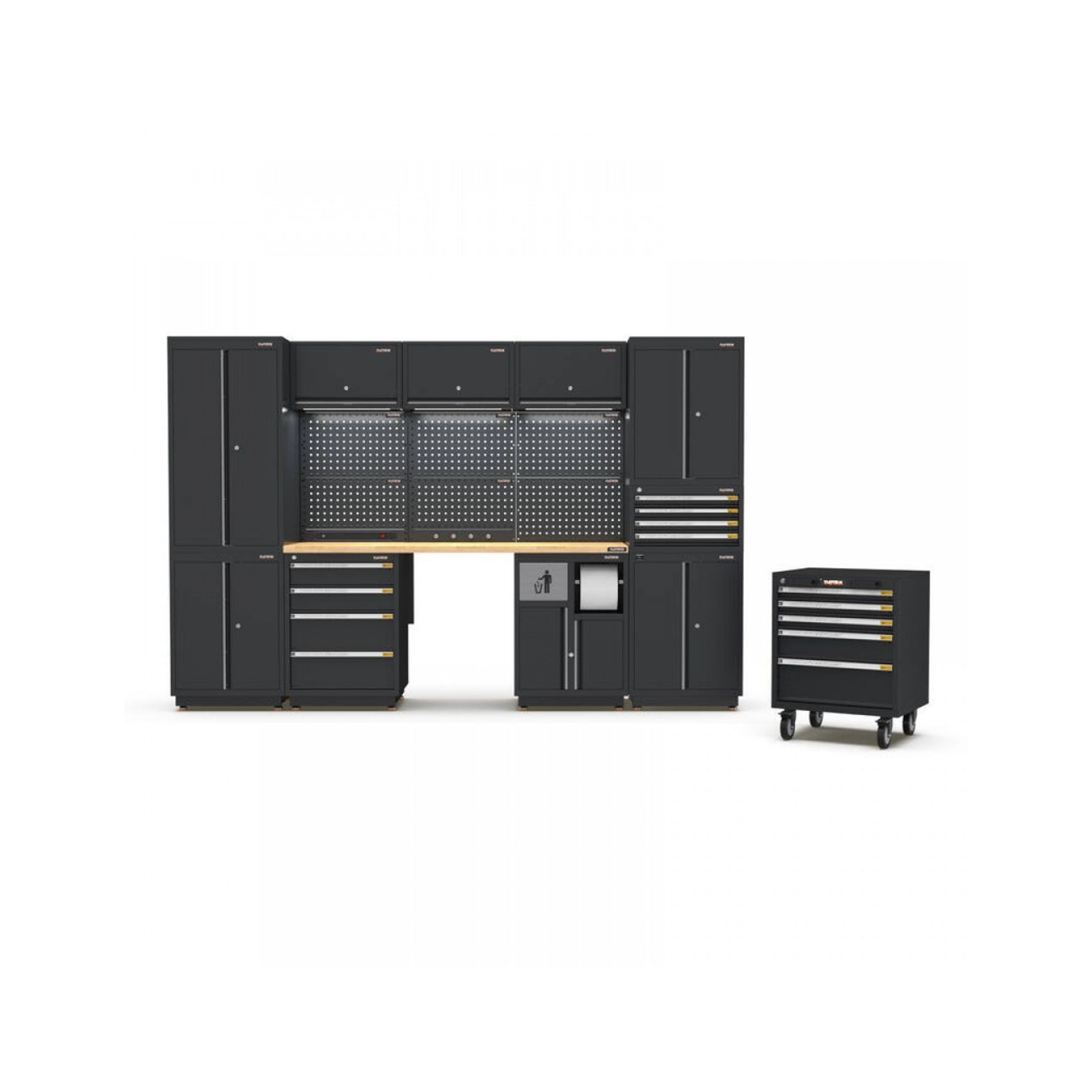 Pro Series Black Garage Storage Cabinet Set | GS30-27P