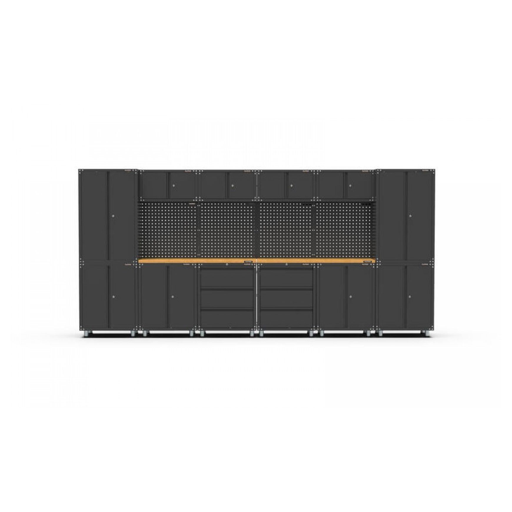 Black Workshop Garage Storage Cabinet Set | GS-D18