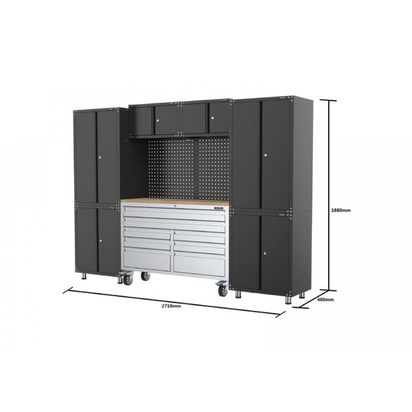 Garage Storage System with Tool Chest Workbench | GS-A9