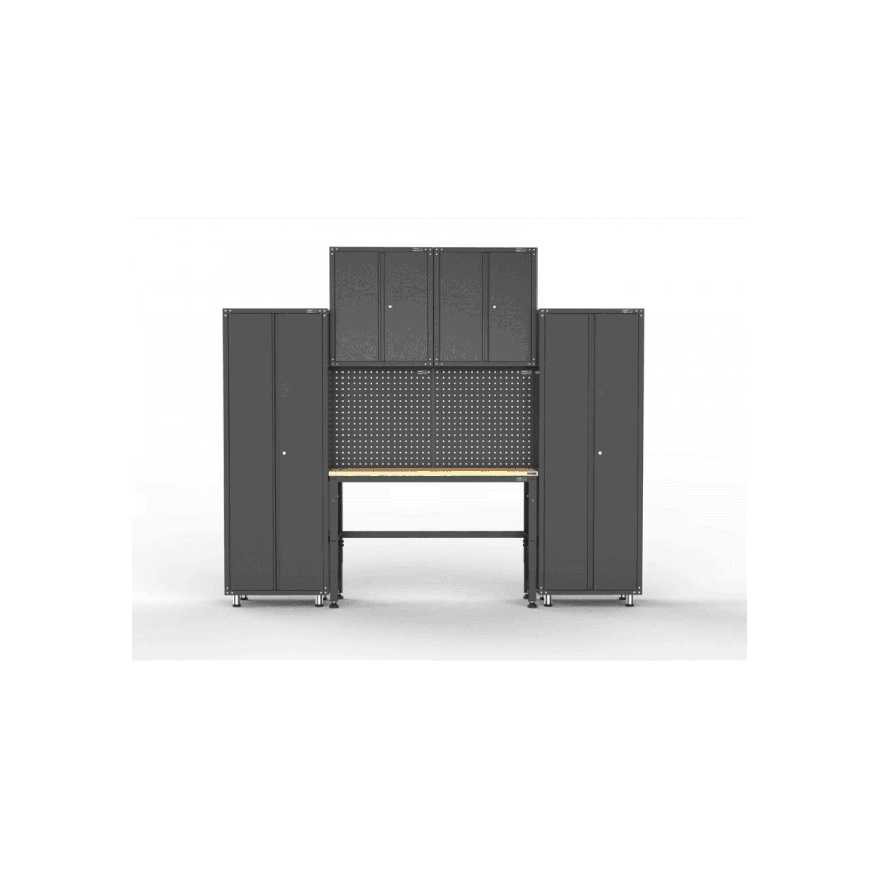 Black Workshop Garage Storage Cabinet Set | GS-D10A