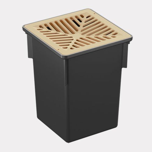 Series 250 Pit with Sandstone Aluminium Concave Grate