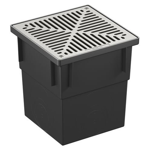 Series 300 Pit complete with Plain Aluminium Grate