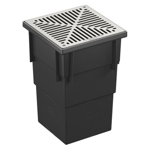 Series 300 Deep Pit complete with Plain Aluminium Grate