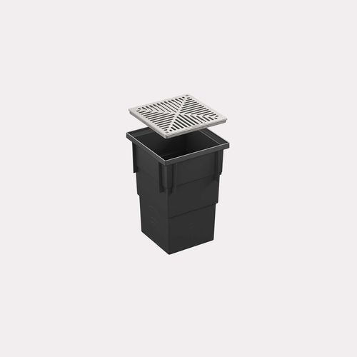 Series 300 Deep Pit complete with Plain Aluminium Grate