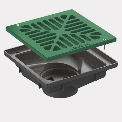 Uni-Pit Vortex 200 with Flat Green Plastic Grate