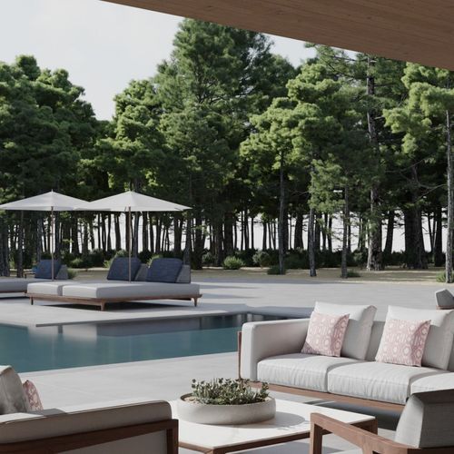 Porto Lounger Duo with table by Coco Wolf