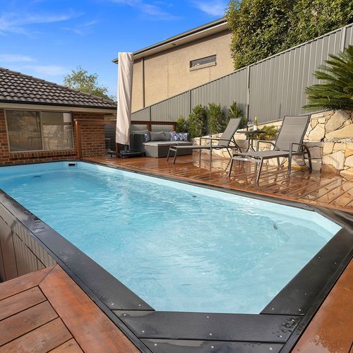 Relax | Model 6 With Beach | The Little Pool Co