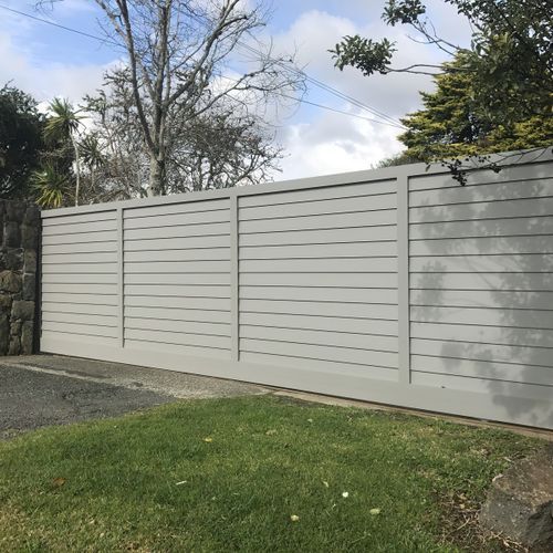 Weatherboard Driveway Gates