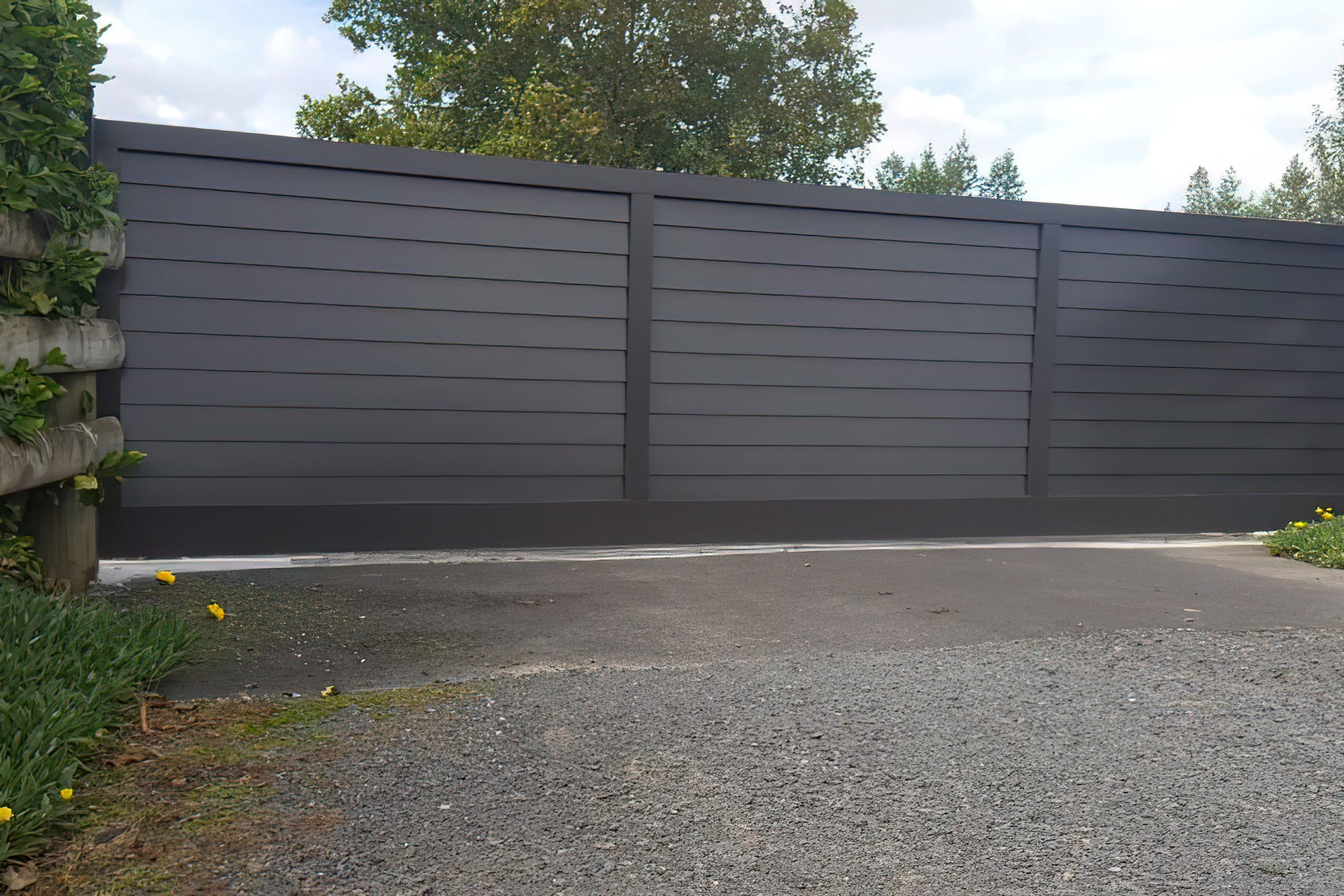Weatherboard Driveway Gates