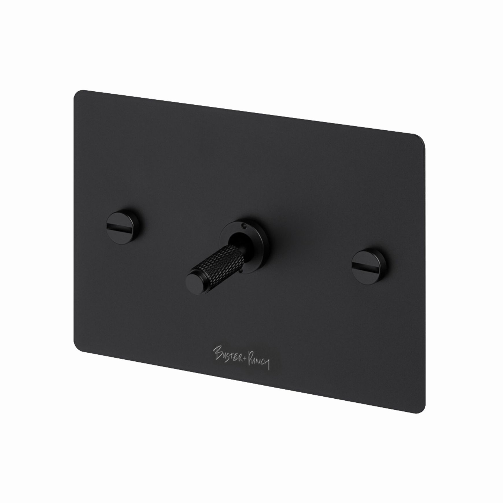 Buster and Punch 1G Toggle Switch Solid Metal Flatplate