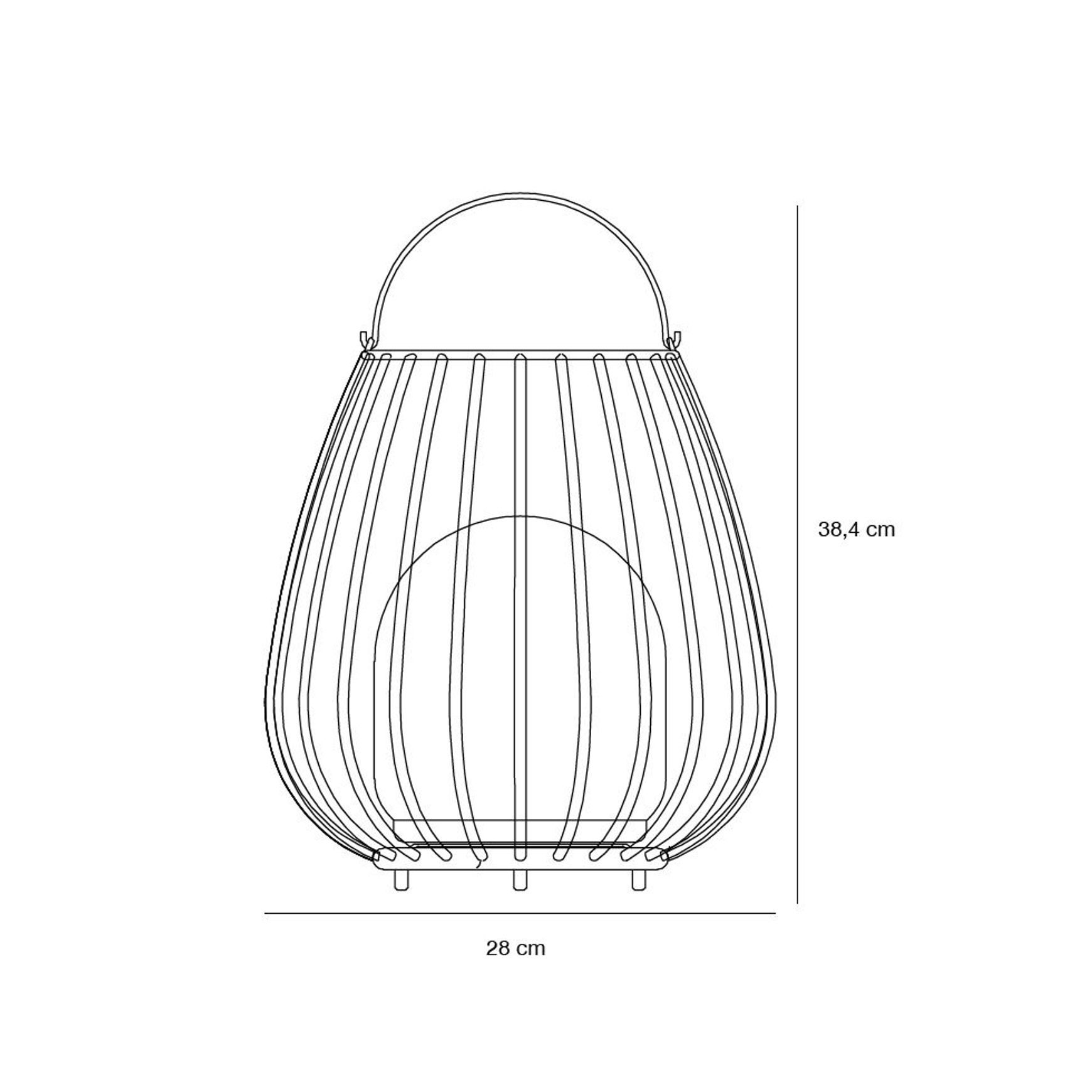 Jim To Go Rechargeable Light dimensions