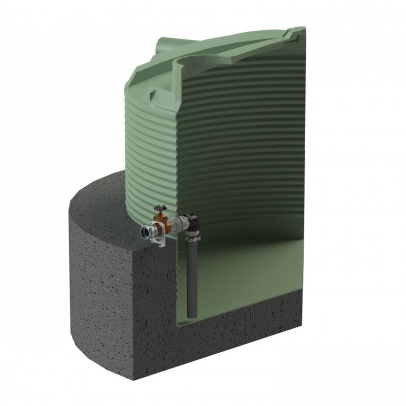 Promax Buried Single Tank Fire Service Outlet Kit - 100mm