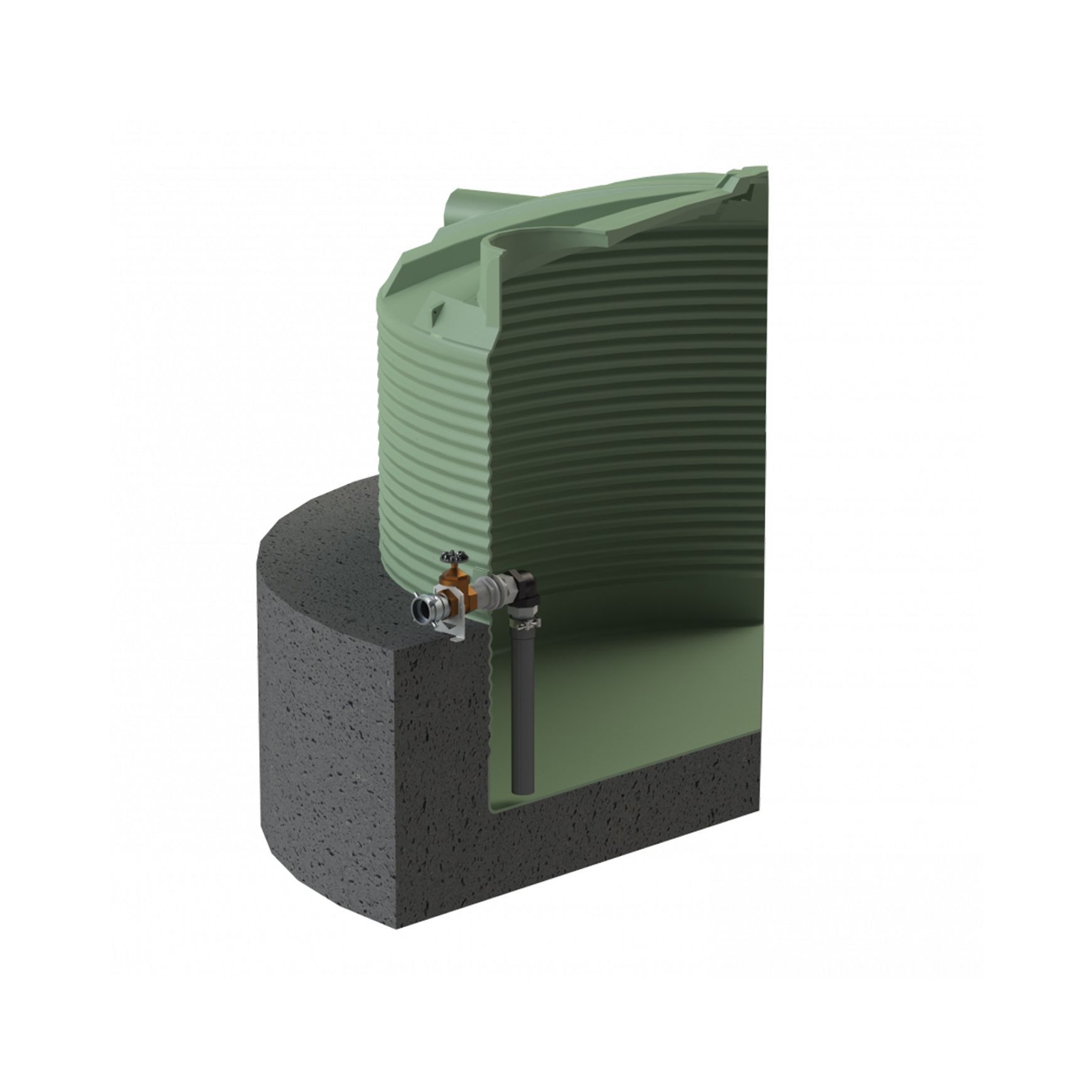 Promax Buried Single Tank Fire Service Outlet Kit - 100mm