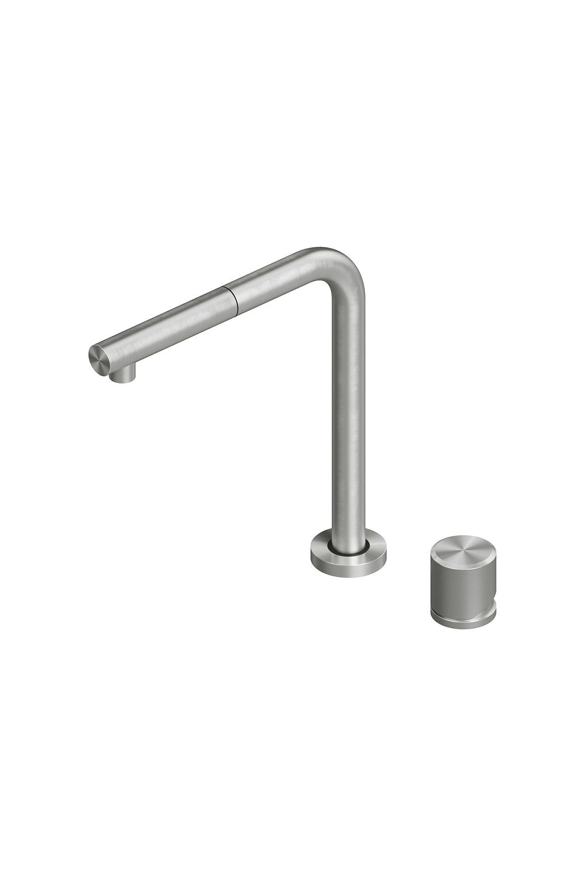 QUADRO Height Adjustable Kitchen Tap with Pull Out Spray