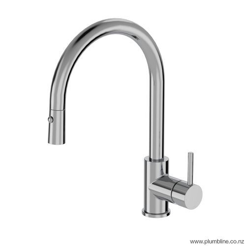 Buddy Kitchen Mixer Round Spout With Pull Out Spray
