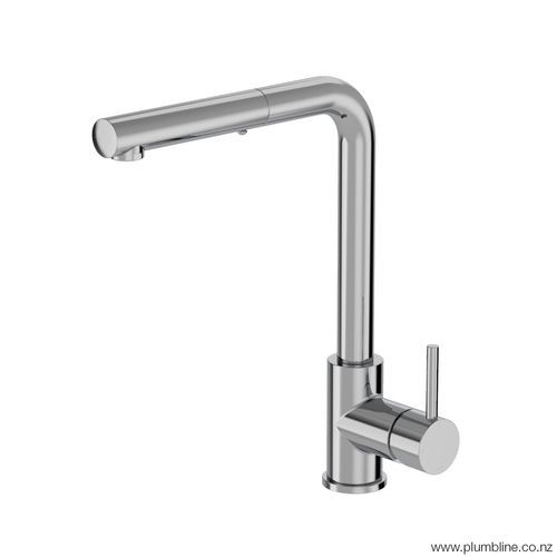 Buddy Kitchen Mixer Straight Spout With Pull Out Spray