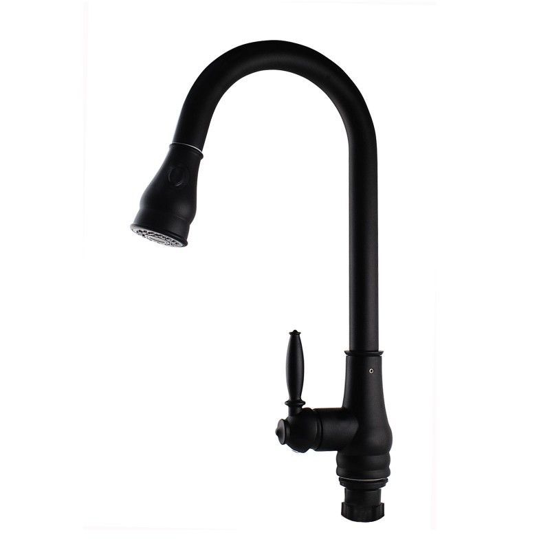 Pull Out Kitchen Mixer Matte Black