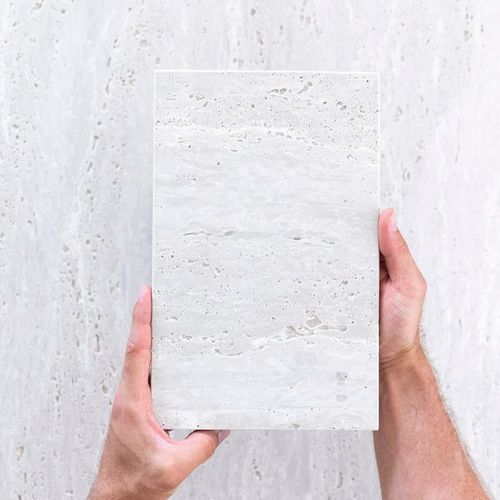 Chalk Travertine Hybrid Tile