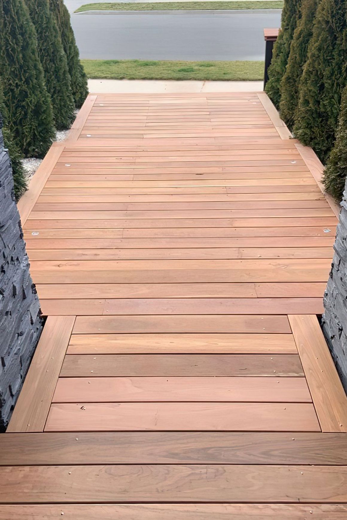 Decking | Grey and red iron bark