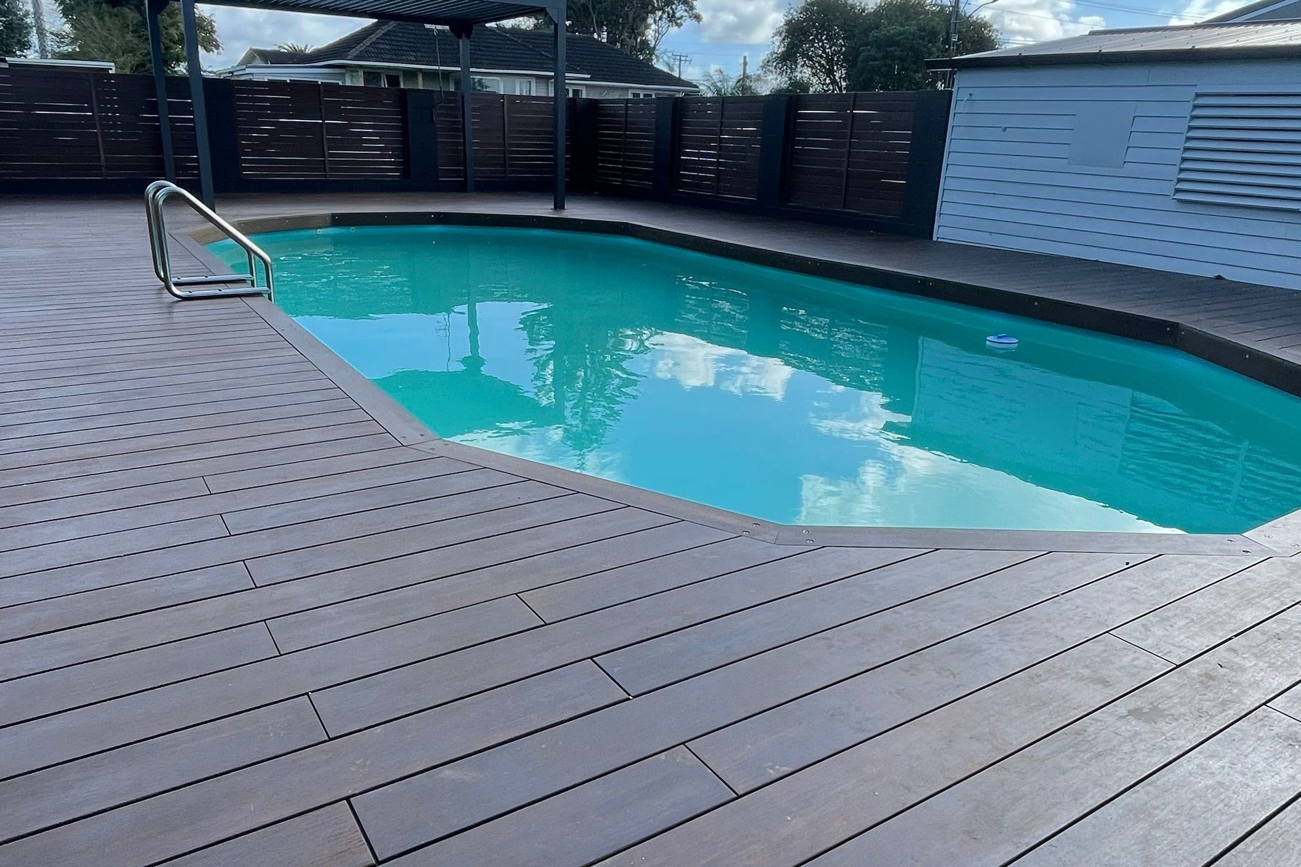 Bamboo Swimming Pool Decking