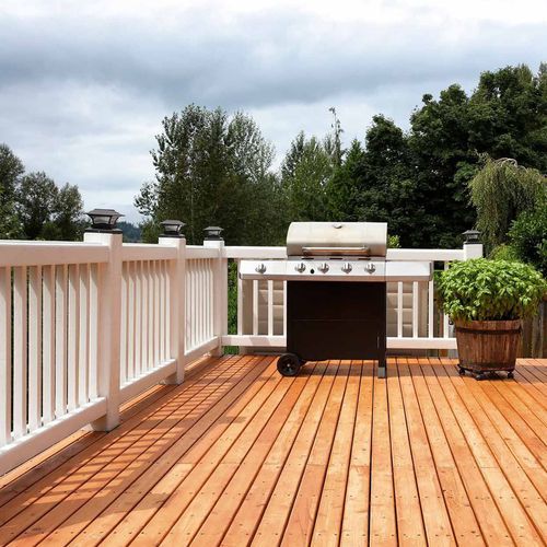 Decking Macrocarpa Timber